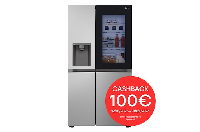 Vista frontale frigorifero chiuso GSGV80PYLD